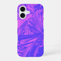 Hoja Botánica Tropical Ombre Rosa Purpura 