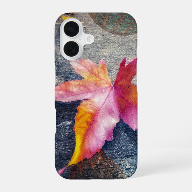 Funda Para iPhone 16 Hoja caída (Reverso )