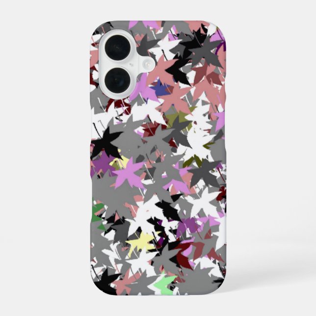 FUNDA PARA iPhone 16 HOJAS DE ÁRBOL (Reverso )