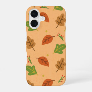 Funda Para iPhone 16 Hojas de Otoño