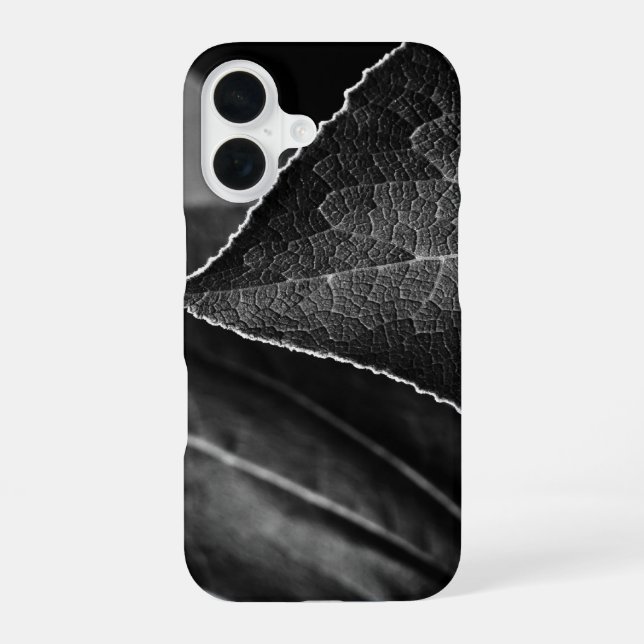 Funda Para iPhone 16 hojas siendo (Reverso )