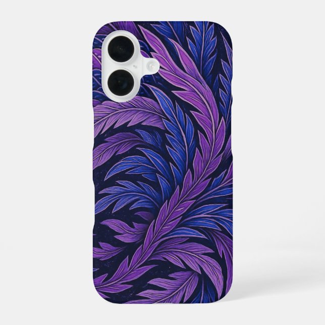 Funda Para iPhone 16 Hokusai Phoenix Purple　Jpan　Art (Reverso )