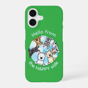Funda Para iPhone 16 Hola desde el lado feliz