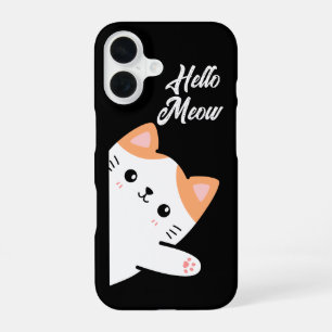 Funda Para iPhone 16 Hola Gato Miau