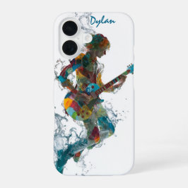 Funda Para iPhone 16 Hombre de Rock’n Roll Personalizable – Arte de Gui