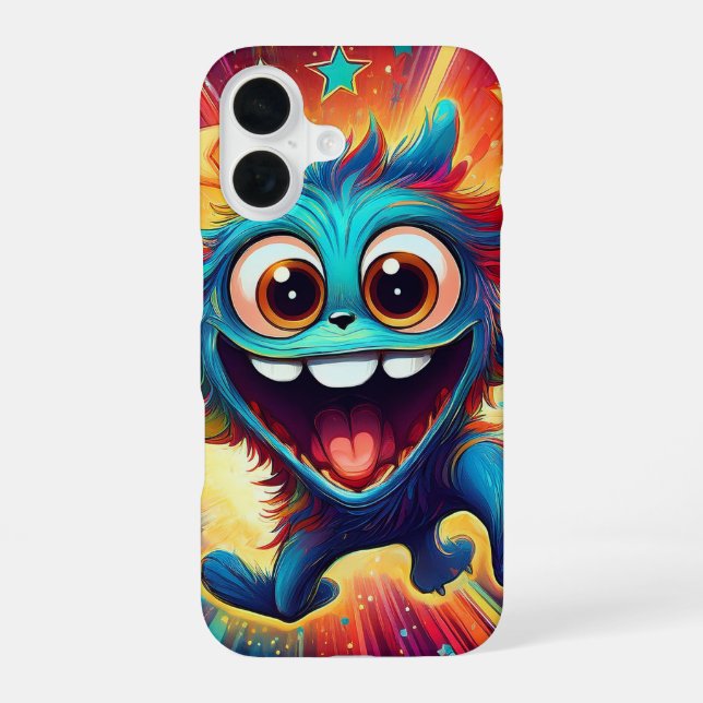 Funda Para iPhone 16 Hombre feliz (Reverso )