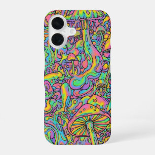 Funda Para iPhone 16 Hongos arcoiris de Natasha Us