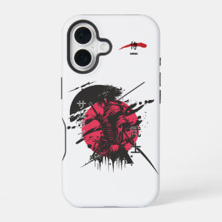 Funda Para iPhone 16 Honor Carmesí: Guerrero Samurái