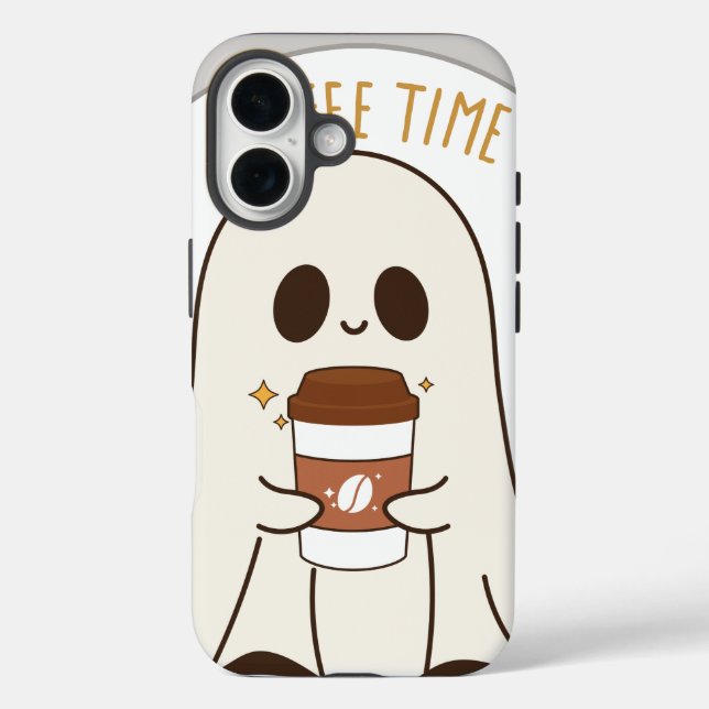 funda para iphone 16 hora del cafe (Reverso )