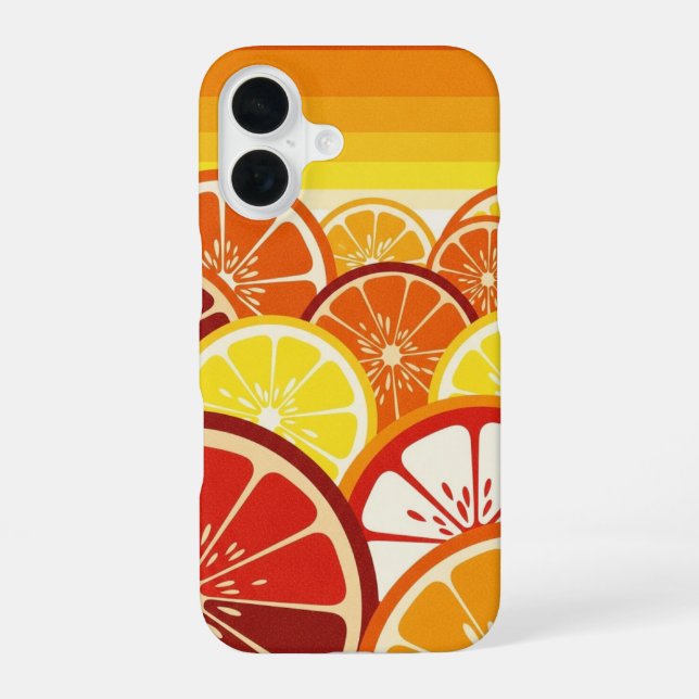 Funda Para iPhone 16 Horizonte Citrus Retro (Reverso )