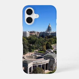 Funda Para iPhone 16 Horizonte de Denver Colorado edificio del Capitoli