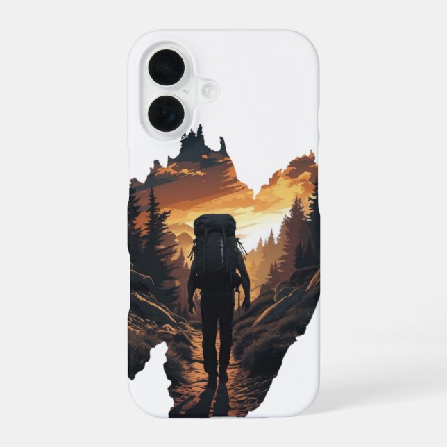 Funda Para iPhone 16 Horizonte Wanderlust (Reverso )