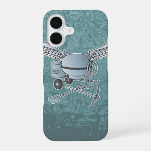 Funda Para iPhone 16 Hormigonera gris azulado