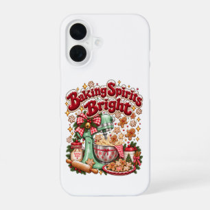 Funda Para iPhone 16 Horneando Espíritus Brillantes Retro Pan de Jengib
