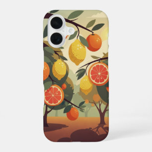 Funda Para iPhone 16 Huerto de cítricos vintage