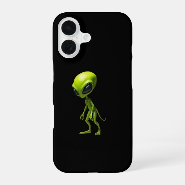 Funda Para iPhone 16 Humanioide verde (Reverso )