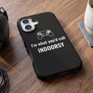 Funda Para iPhone 16 Humor de Introvertido - Juegos Personalizados