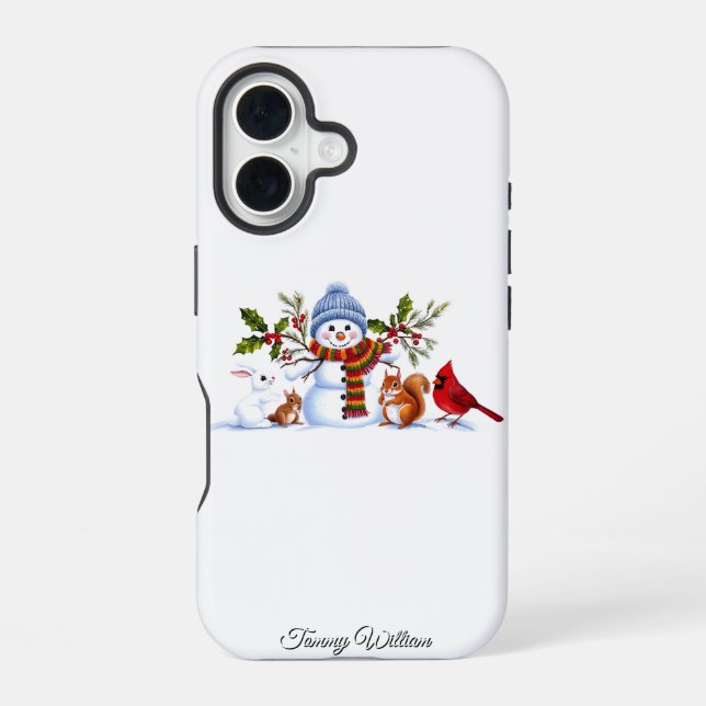 Funda Para iPhone 16 Humor gracioso moda navidad moderna y divertida (Reverso )