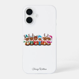 Funda Para iPhone 16 Humor gracioso moda navidad moderna y divertida