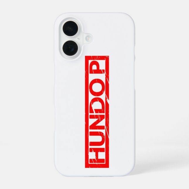 Funda Para iPhone 16 Hundo P Stamp (Reverso )