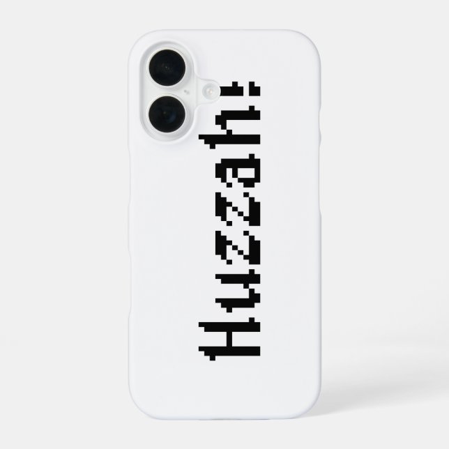 Funda Para iPhone 16 ¡Huzzah de 8 bits! (Reverso )