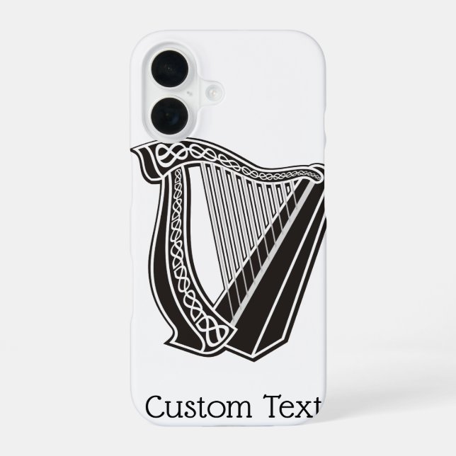 Funda Para iPhone 16 Icono de Harp (Reverso )