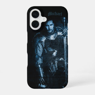 Funda Para iPhone 16 Ilustración de guerrero medieval de fantasía en ar