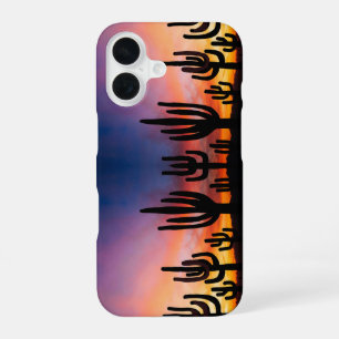 Funda Para iPhone 16 Imagen del paisaje desértico del suroeste con cact