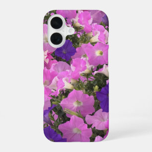 Funda Para iPhone 16 Imagen fotográfica de flores de gloria de la mañan