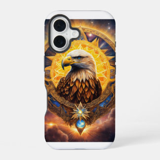 Funda Para iPhone 16 Imaginen un emblema que captura el espíritu de tra