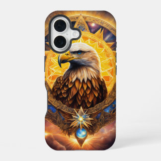 Funda Para iPhone 16 Imaginen un emblema que captura el espíritu de tra