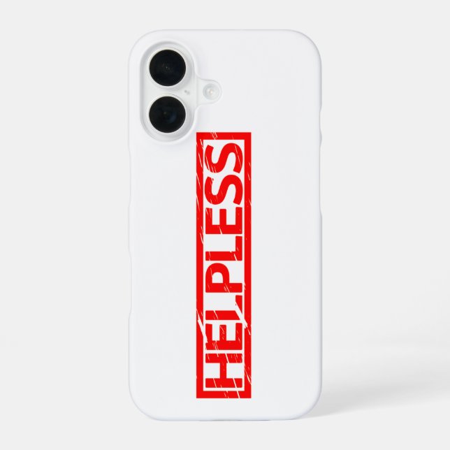 Funda Para iPhone 16 Impotente sello (Reverso )