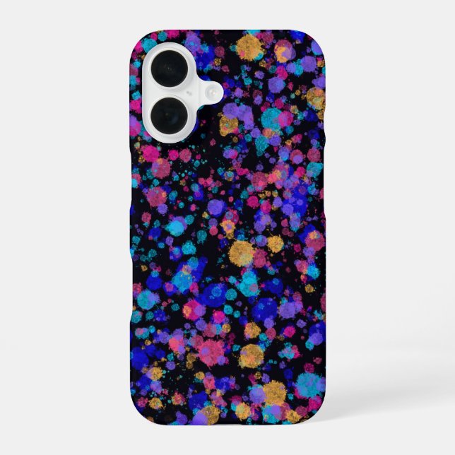 Funda Para iPhone 16 Impresión abstracta: galaxias distantes (Reverso )
