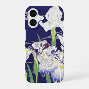 Funda Para iPhone 16 Impresión artística de Iris japonés vintage de Kog
