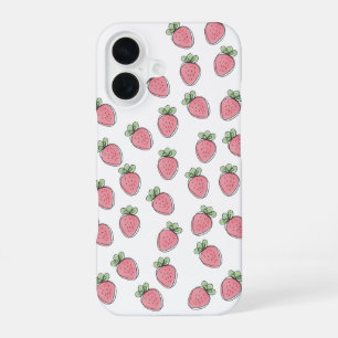 Funda Para iPhone 16 Impresión Dulce de Fresa