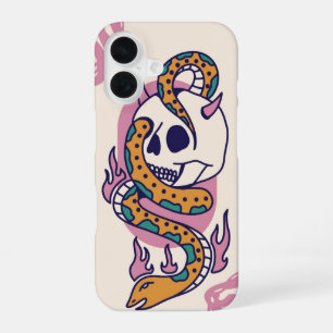 Funda Para iPhone 16 Inferno Coil Tattoo