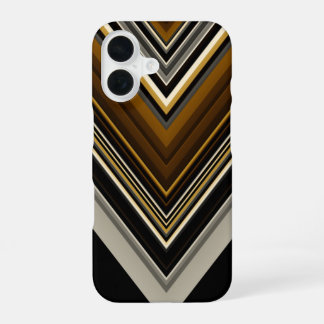 Funda Para iPhone 16 Iniciales abstractas y personalizados modernas de