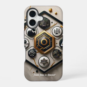 Funda Para iPhone 16 "Innovar, Interrumpir, Repetir"