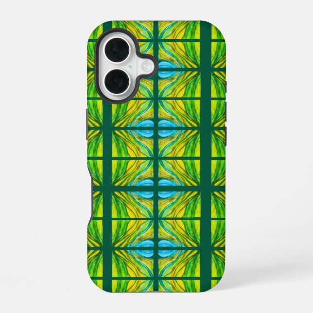 Funda Para iPhone 16 Inspiraciones del desierto verde (Reverso )