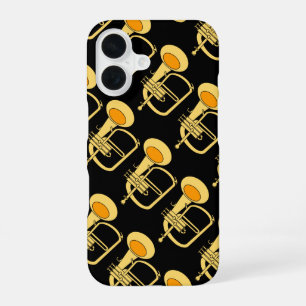 Funda Para iPhone 16 Instrumento musical flugelhorn