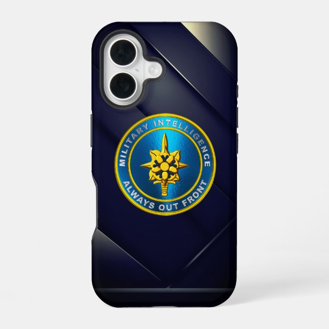Funda Para iPhone 16 Inteligencia Militar MI  (Reverso )