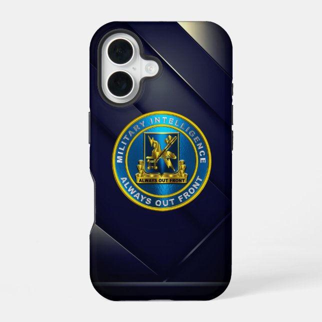 Funda Para iPhone 16 Inteligencia Militar MI  (Reverso )