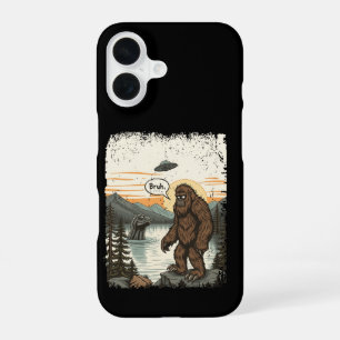 Funda Para iPhone 16 Introvertido Divertido Bigfoot Sasquatch Loch Ness
