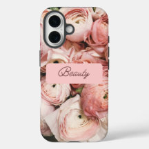 Funda para iPhone 16 / iPad Peonía Rosa Romántica