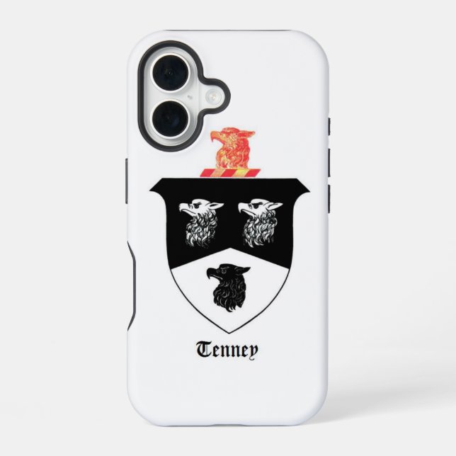 Funda Para iPhone 16 iPhone 16 Case - Tenney Family Crest (Reverso )