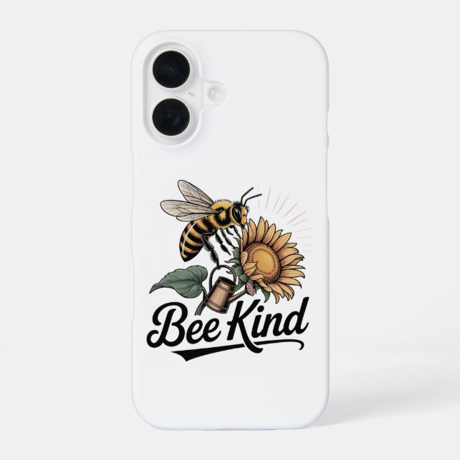 Funda Para iPhone 16 iPhone 16 Funda Bee Kind (Reverso )