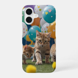 Funda Para iPhone 16 iPhone 16 funda brillante - amante del gato