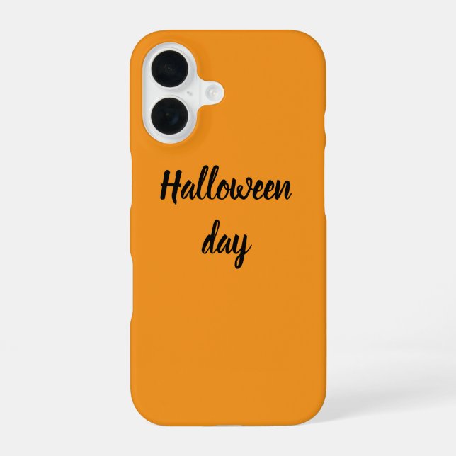 Funda Para iPhone 16 Iphone causa fiesta de Halloween (Reverso )