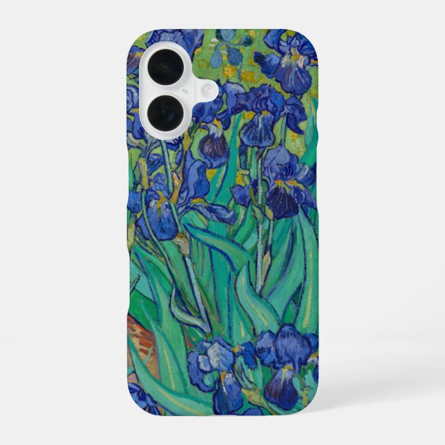 Funda Para iPhone 16 Iris de Van Gogh (Reverso )