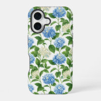 Jardín de Hortensias Azules | iPhone Floral Acuare